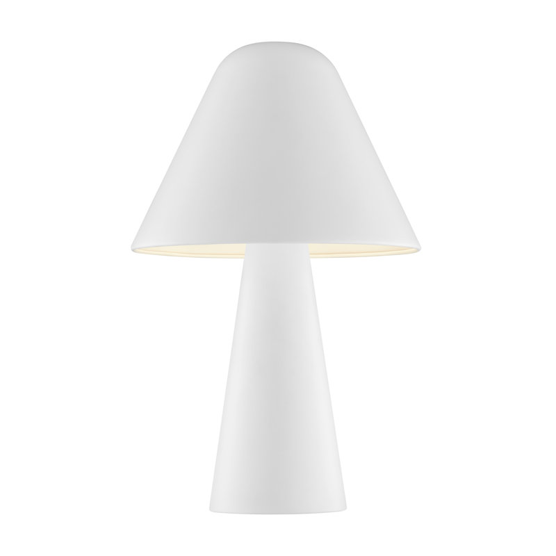 Lampe de table Muga, Blanc, Blanc