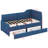 Twin Size L Shaped Daybed With 2 Storage Drawers, Corduroy Upholstered Daybed, Wooden Bed Frame, Corduroy Sofa Bed-760428083