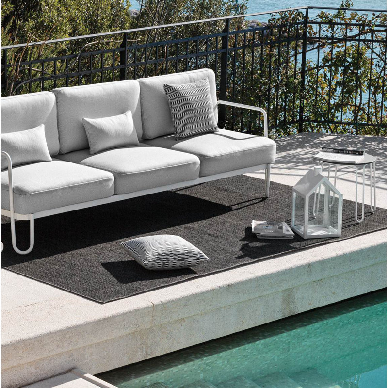 Table basse d'extérieur Stulle, Blanc