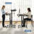 Mobile Height-Adjustable Standing Laptop Table with Tiltable Tabletop-2021165901