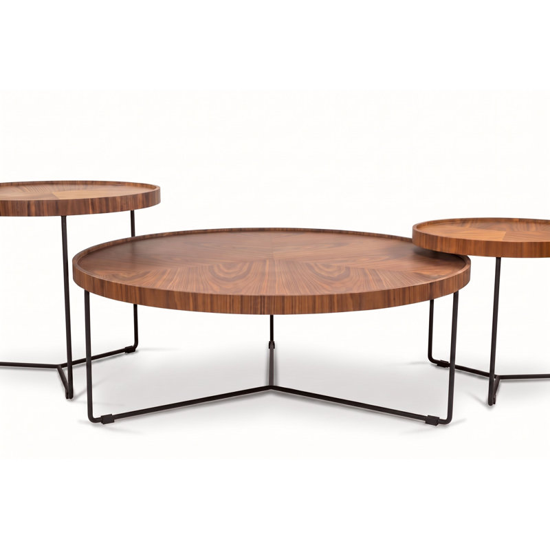 Heckson Round Nesting Coffee Table