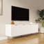 Meuble télé moderne et chaleureux pour meuble télé de 80 pouces, pour chambre à coucher de salon-121050725