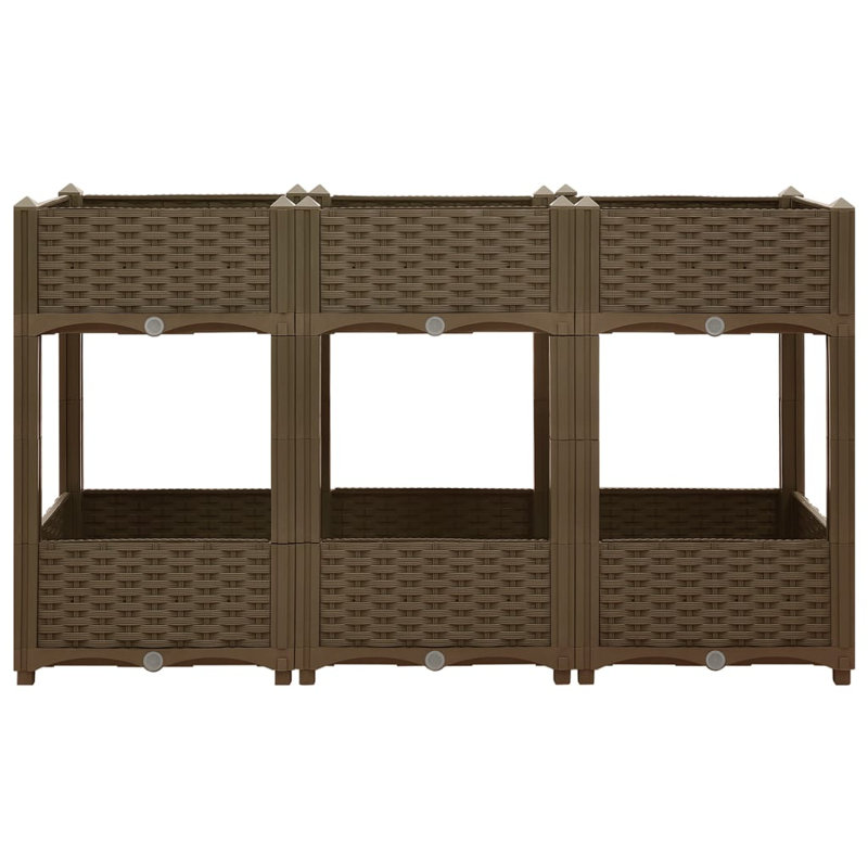 Rossburg Raised Garden Bed,  Brown