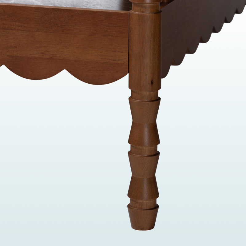 Lit de jour Hiten Artisan en bois bobiné, taille simple