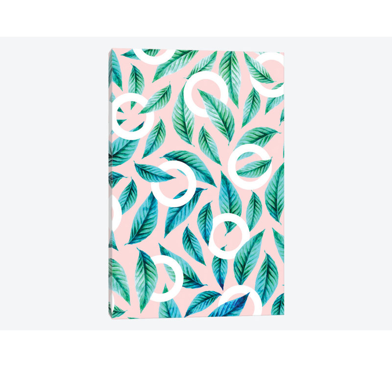 « tropical nirvana », impression sur toile, H 60 po x l 40po x P 1,5 po, Pas de tapis, Toile tendue