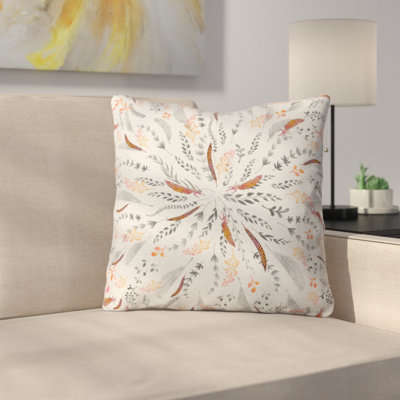Feather Roll Throw Pillow