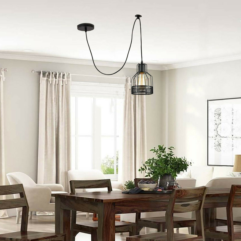 Prestwyck 1 - Light Black Cluster Pendant