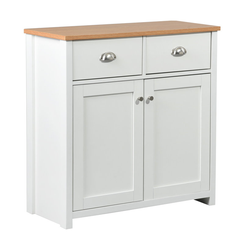 Bollman 79cm Sideboard, Oak/White