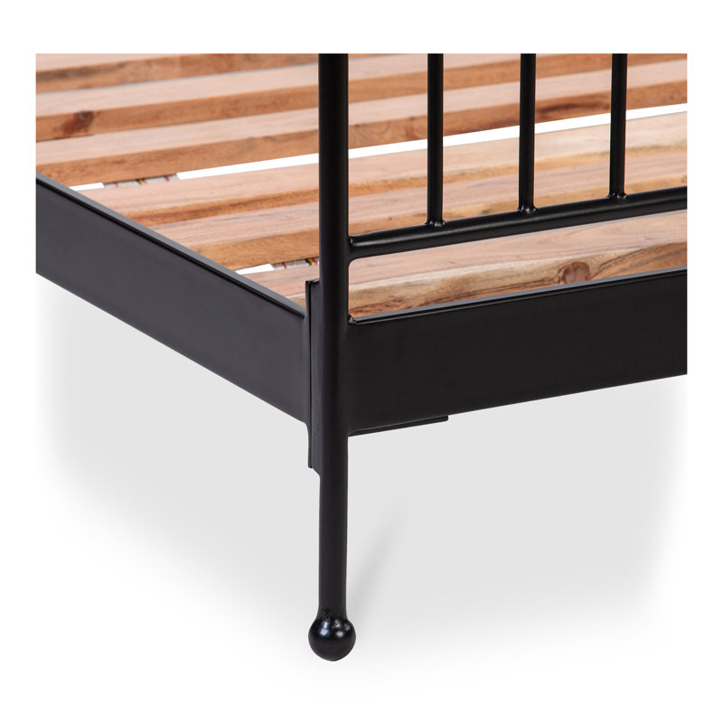 Monet Queen Bed Black, King