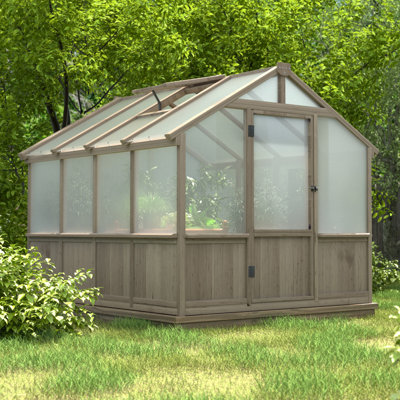8 Ft. X 8 Ft. Wooden Greenhouse