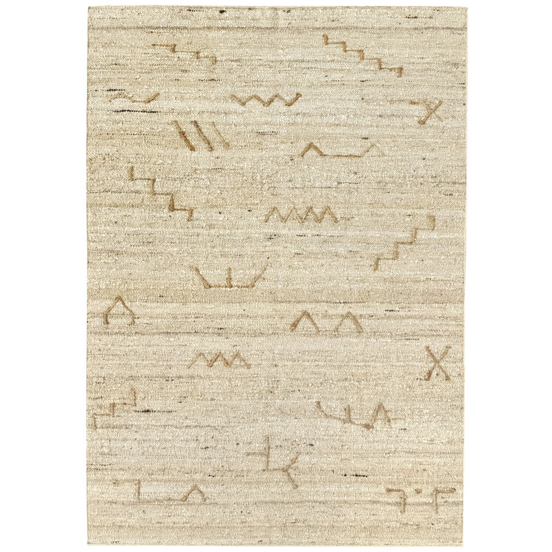 Plemmons Solid Colour Hand Woven Area Rug, Rectangle 200 x 290cm