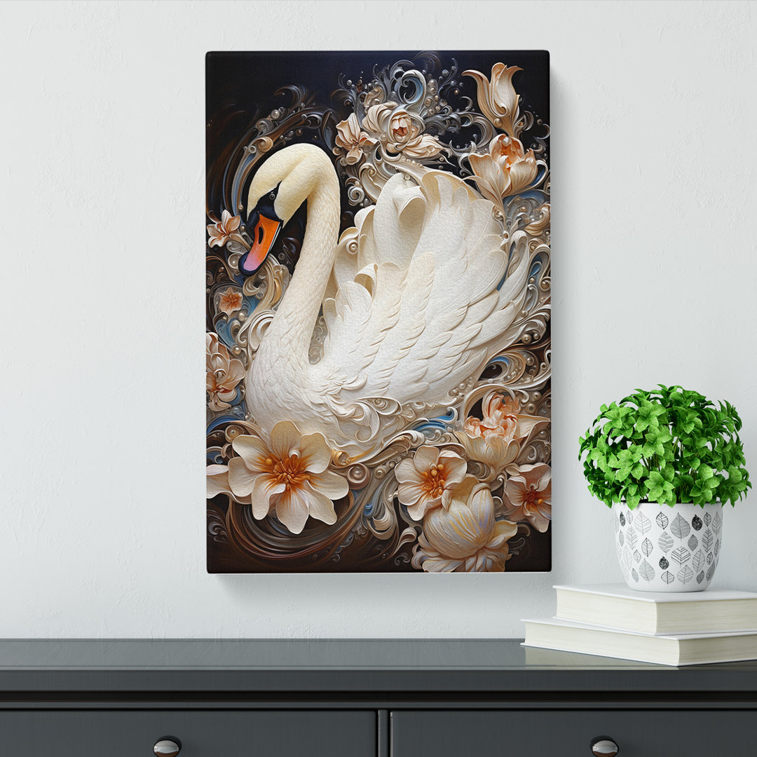 Swan Modern - Wrapped Canvas