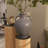 Ceramic Whitewashed Textured Amphora Decorative Vase with 2 Handles