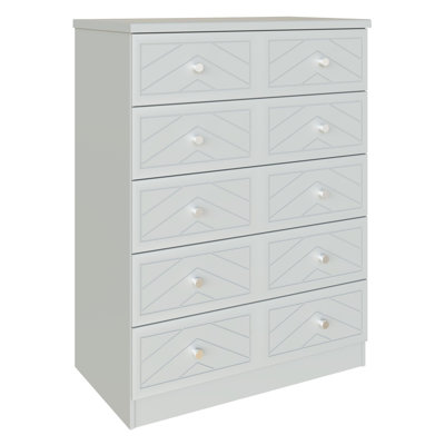 91 cm W Chest of 5 Drawers