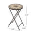 Table de bout en argent