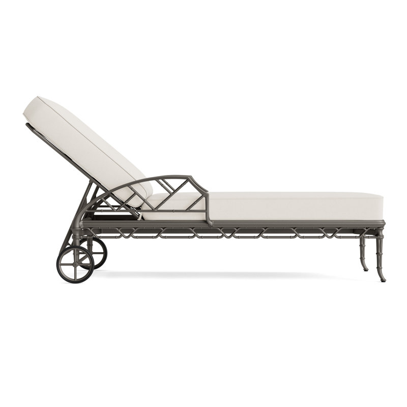 Calcutta Outdoor Chaise Lounge, Fusion Natural, Mica