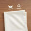 4Pc White Cotton Blend Napkins
