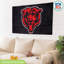 Drapeau simple face 3 'x 5' avec 2 œillets, Chicago Bears