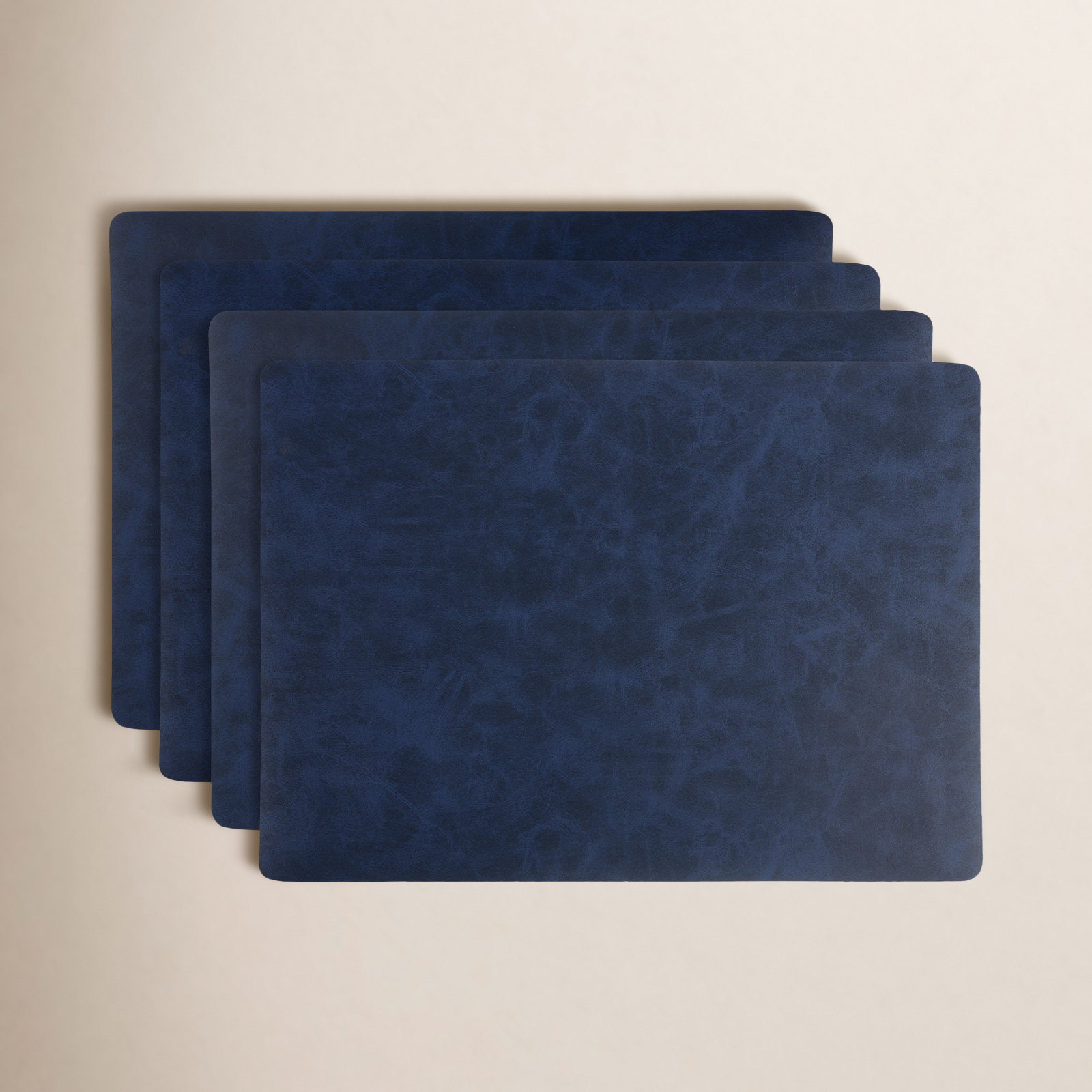 Santiago Rectangular Bio Based Vinyl Placemat, Blue