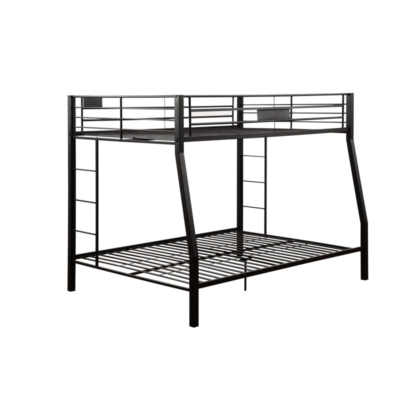 Walliston Queen Bunk Bed in Sandy Black