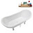 71" Streamline Clawfoot Tub,Tray,Drain and Clawfeet-101628944-102360906