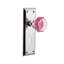 New York Plate with Decorative Keyhole and Waldorf Pink Door Knob-1464009089-1464009095