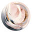 Mélange de marbre rose et blanc IV - art abstrait rond en métal marbré-88629237
