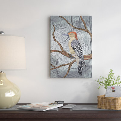Woodpecker, impression sur toile tendue