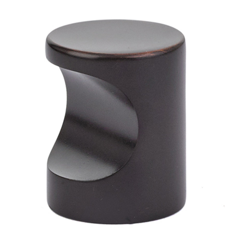 Cylindrical Knob Knob, Oil Rubbed Bronze, 1"