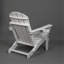 Chaise pliante en PEHD Adirondack double porte-gobelet en bois-309906706