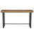 39.37" Industrial High Top & Counter Height Pub Coffee Bar Table for Kitchen, Bistro, Home Bar, Black and Brown