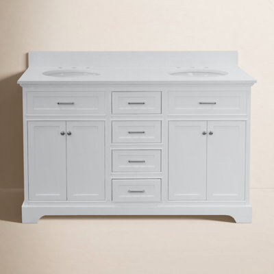 Ronnie 60'' Double Bathroom Vanity