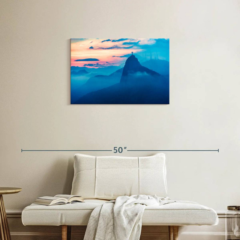 Nicci Christ The Redeemer At Dawn, 20" H x 30" W