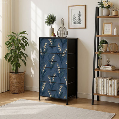 Commode de rangement verticale 4 tiroirs