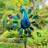 78" Peacock Wind Spinner with Light