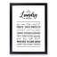 Laundry Rules - Framed Print-62810749-62810752