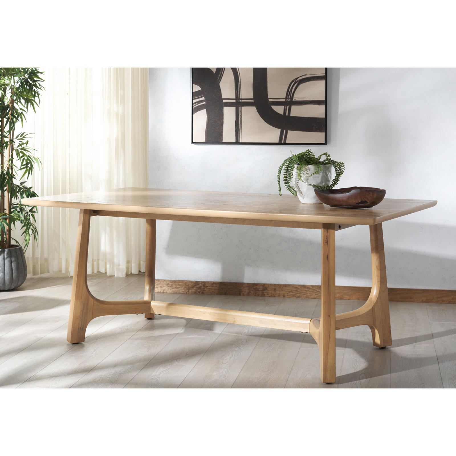 Burk 76" Dining Table, Natural