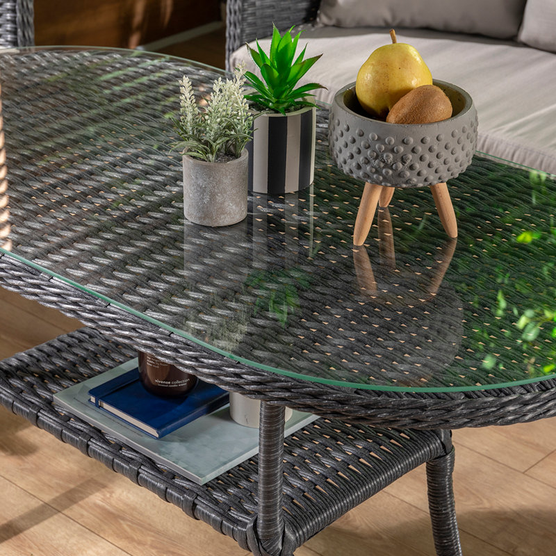 Mobilier de jardin en rotin Capri