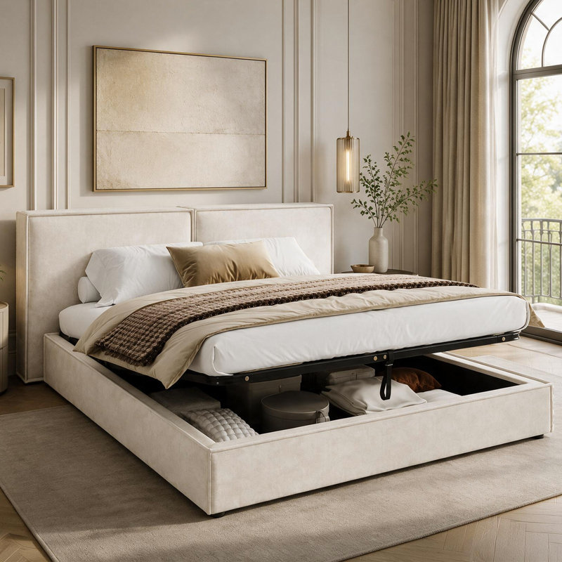 Upholstered Super King (6') Ottoman Bed