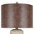 Rustic Harmony Ceramic Table Lamp - Natural Rock - Set of 2