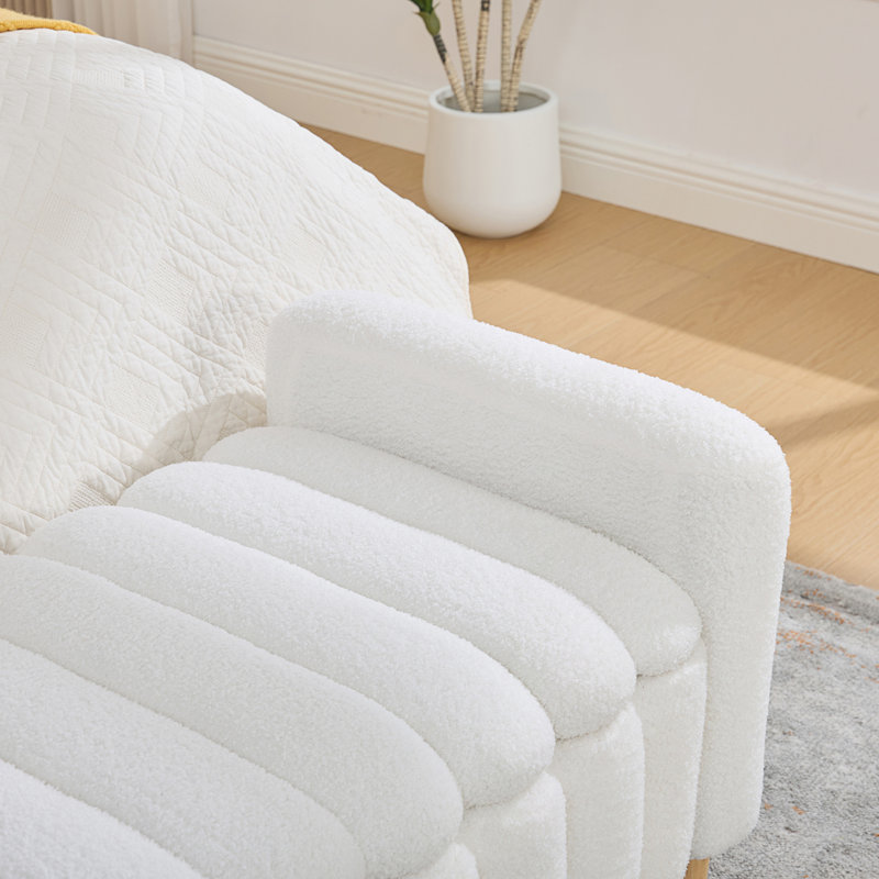 Tabouret de repose-pieds moderne capitonné avec accoudoirs avec accoudoirs de rangement pour lit d'appoint capitonné Modern