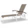 Askar Outdoor Rust-Resistant Metal Chaise Lounge