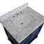 Ensemble de meuble-lavabo simple 30 po Hampton-1579128040-1579128044