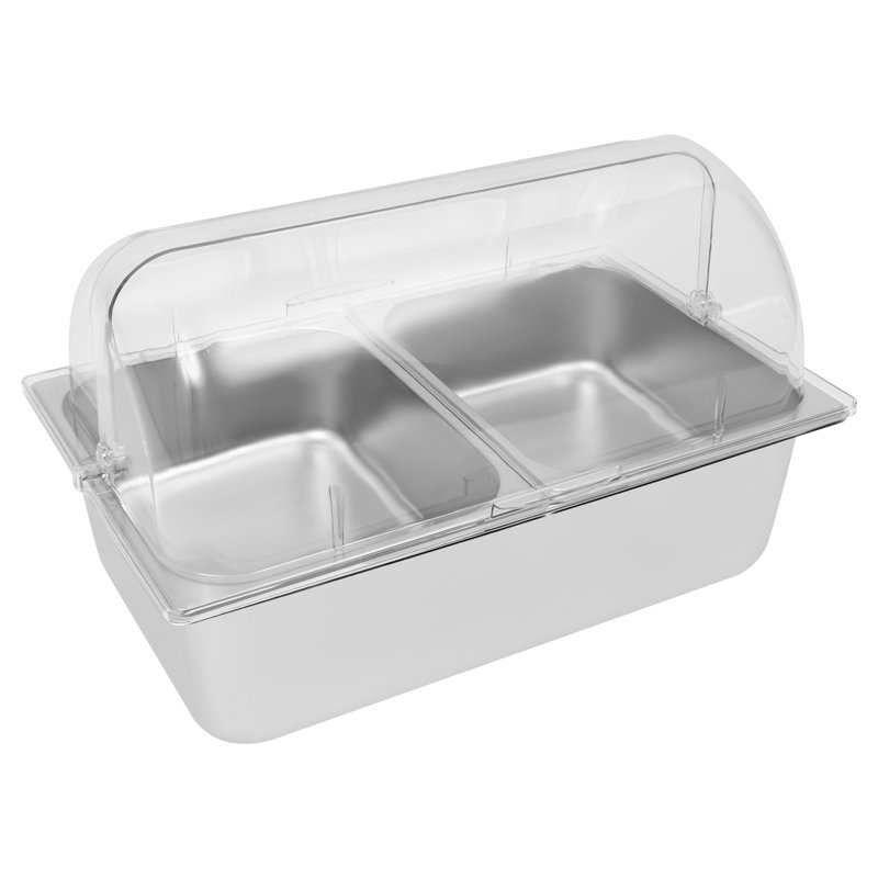 Stainless Steel Food Serving Container Rectangular Food Serving Container With Lid
