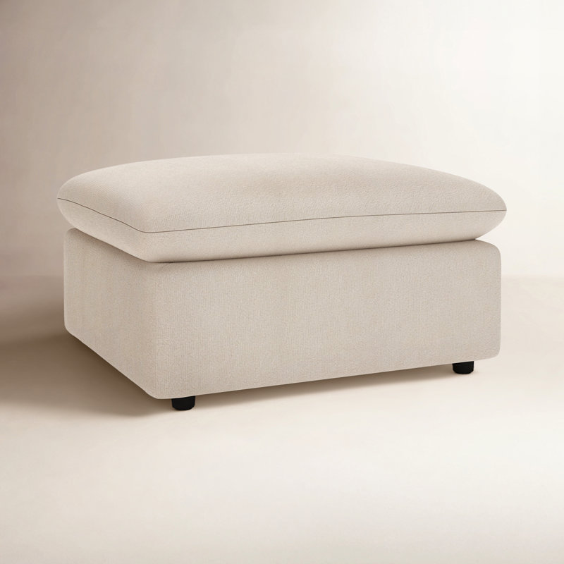Repose-pieds Kallie, Velours performance plage Bella