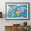Voyage autour du monde - Reproduction d'art graphique sur papier encadré-373698461-373698456