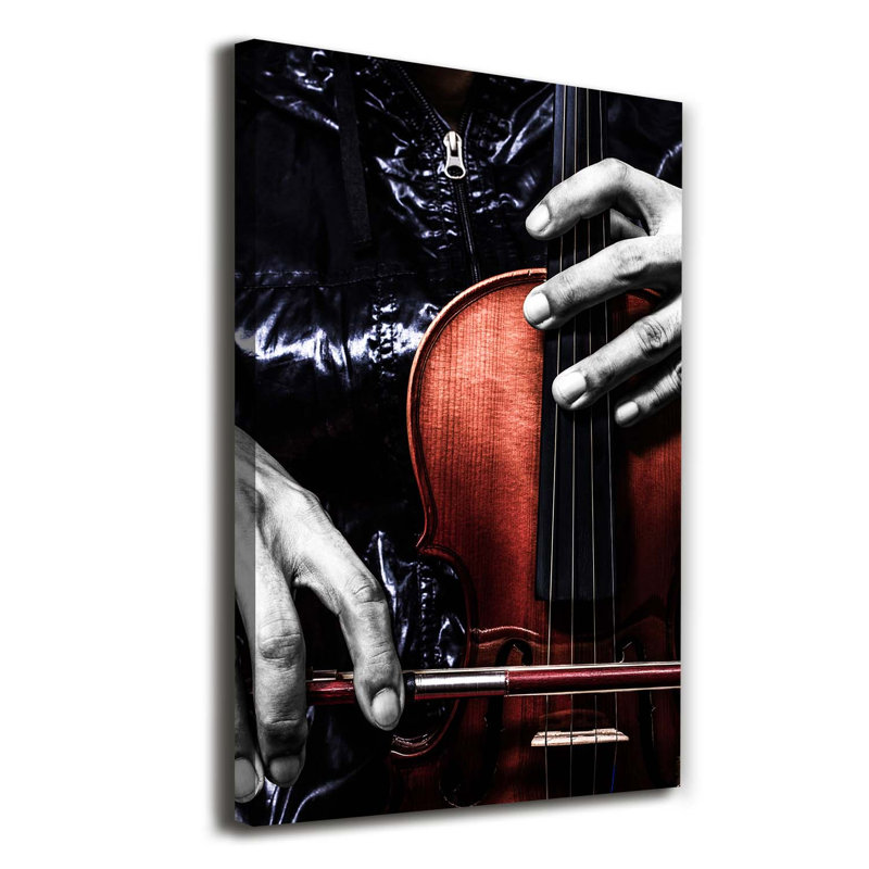 Violin 1 Piece Wrapped Canvas Wall Art