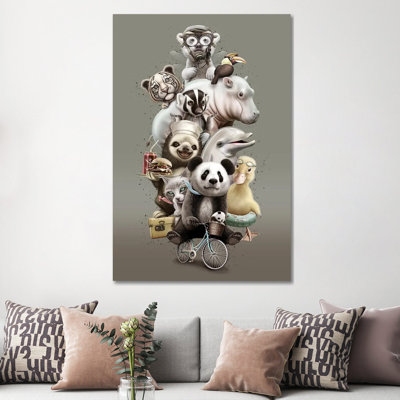 Wildflower Guide II by Kimberly Allen - Wrapped Canvas Painting