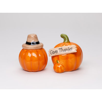 Give Thanks Pumpkin Salt And Pepper