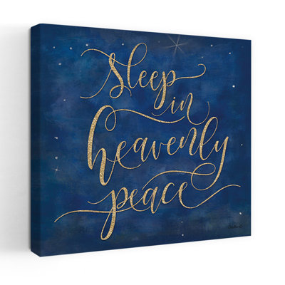Sleep in Heavenly Peace by Mollie B. - 1 Piece Wrapped Canvas Wall Art